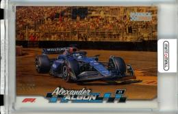 2024 Topps Paddock Pass Formura 1 Alexander Albon #49 Base Chrome Orange Refractor Parallel【09/99】