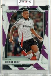 2024-25 Panini Prizm Premier League Rodrigo Muniz Base  Purple and White Stripes Prizms Parallel【27/92】 Fulham