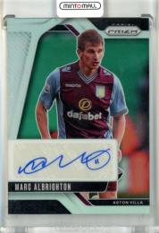 2024-25 Panini Prizm Premier League Marc Albrighton Signatures Autograph Silver Prizm Parallel【60/99】 Aston Villa