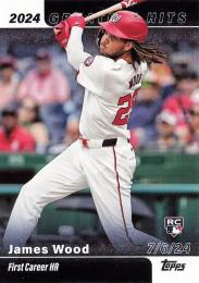 2025 Topps SERIES.1 MLB #HGH-13 James Wood インサートカード 2024's Greatest Hits RC