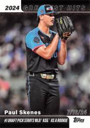 2025 Topps SERIES.1 MLB #HGH-24 Paul Skenes インサートカード 2024's Greatest Hits