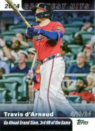 2025 Topps SERIES.1 MLB #HGH-26 Travis d'Arnaud インサートカード 2024's Greatest Hits
