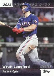 2025 Topps SERIES.1 MLB #HGH-27 Wyatt Langford インサートカード 2024's Greatest Hits