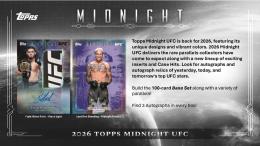 ◆予約◆UFC 2026 TOPPS MIDNIGHT HOBBY【購入制限1ボックスまで】