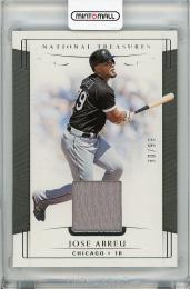 【裏面若干白欠けあり】2019 PANINI National Treasures  Jose Abreu Game Used Material 80/99