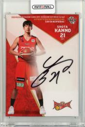 2019-20 BBM B.LEAGUE FAST BREAK 1st Half 菅野翔太 直筆サインカード【080/115】