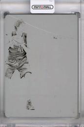 2016-17 Panini Flawless  Dirk Nowitzki Distinguished Patch Signatures Black Plate ※傷あり 1/1