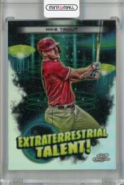 2023 Topps Cosmic Chrome Mike Trout Extraterrestrial Talent #ET-11 Los Angeles Angels