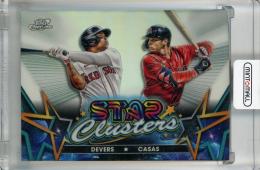 2023 Topps Cosmic Chrome Rafael Devers/Triston Casas Stars Clusters #SC-15 Boston Red Sox
