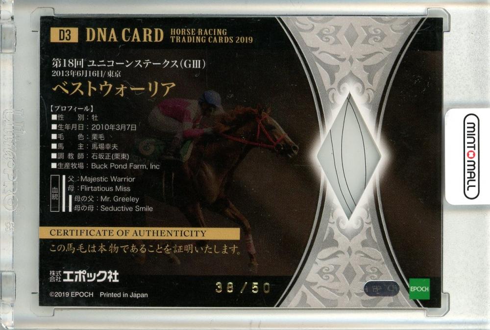 ミントモール / MINT 立川店 / 2019 EPOCH ホースレーシング ベスト