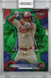 2023 Topps Bowman’s Best Mike Trout Green #44【81/99】 Los Angeles Angels