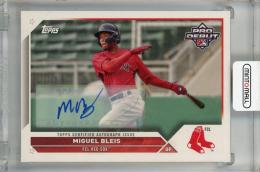 2023 Topps Pro Debut Miguel Bleis  Base Autographs #PD-95 FCL Red Sox
