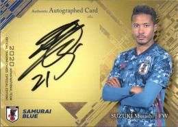 2020 EPOCH サッカー日本代表 スペシャルエディション  鈴木武蔵 直筆サインカード 43/50