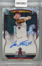 2023 Topps Bowman Joe Stewart  Chrome Prospect Autographs Speckle #CPA-JST 1st【215/299】 Los Angeles Angels