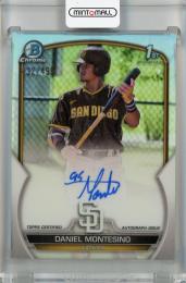 2023 Topps Bowman Daniel Montesino Chrome Prospect Autographs Base Refractor #CPA-DM 1st【432/499】 San Diego Padres