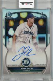 2023 Topps Bowman Josh Hood Chrome Prospect Autographs Base Refractor #CPA-JHD 1st【020/499】 Seattle Mariners