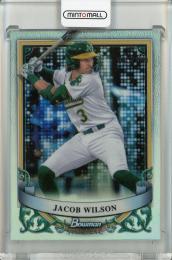 2024 Topps Bowman Sterling Jacob Wilson Base Refractor【045/199】 Oakland Athletics