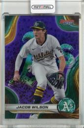 2024 Topps Bowman's Best Jacob Wilson Purple Refractor【208/250】 Oakland Athletics