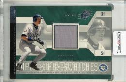 2002 SPx Ichiro SuperStars Swatches Silver【124/400】 Seattle Mariners