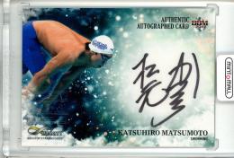 2019 BBM INFINITY  松元克央 直筆サインカード 06/90