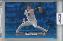 2024 Topps NPB Stadium Club 佐々木朗希 Base Blue【8/150】 千葉ロッテマリーンズ
