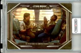 2024 Topps Star Wars Masterwork The Resistance Co-Generals Share A Laugh #BTM23 Behind the New Scenes Metal【2/5】