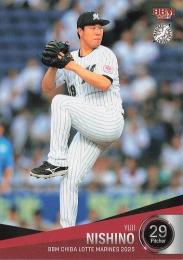 2025 BBM 千葉ロッテマリーンズ #M12 西野勇士 レギュラーカード