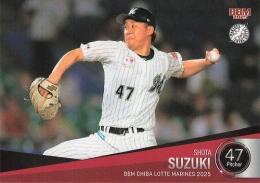 2025 BBM 千葉ロッテマリーンズ #M24 鈴木昭汰 レギュラーカード