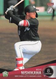 2025 BBM 千葉ロッテマリーンズ #M60 西川史礁 レギュラーカード RC