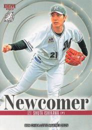 2025 BBM 千葉ロッテマリーンズ #M70 石川柊太 Newcomer レギュラーカード