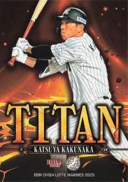 2025 BBM 千葉ロッテマリーンズ #M81 角中勝也 TITAN レギュラーカード