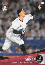 2025 BBM 千葉ロッテマリーンズ #M04 小島和哉 キラカード版レギュラーカード