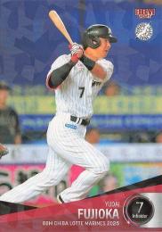 2025 BBM 千葉ロッテマリーンズ #M46 藤岡裕大 キラカード版レギュラーカード