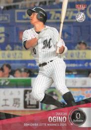 2025 BBM 千葉ロッテマリーンズ #M57 荻野貴司 キラカード版レギュラーカード