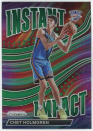 2022-23 Panini Prizm Instant Impact Prims Green #2 Chet Holmgren