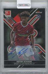 2021-22 TOPPS Finest Bundesliga Autographs Black Refractors / KEVIN SCHADE(SC Freiburg) 【110/250】
