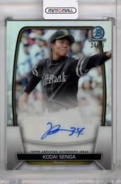 2023 Topps NPB Bowman 千賀滉大 直筆サインカード Autographs Chrome Refractors【24/25】