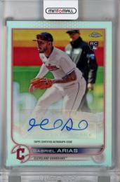 2022 Topps Chrome Update Gabriel Arias Autographs RC #ACGA