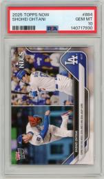 2025 Topps Now Shohei Ohtani Game for the Ages: 10 Ks and 3 HRs Seal MLB Lore #884【PSA 10 GEM MT】