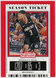 2019-20 Panini Contenders Draft Picks #5 Bradley Beal