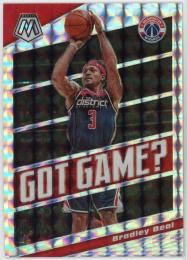2019-20 Panini Mosaic Got Game? Mosaic #10 Bradley Beal