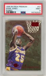 1996-97 SkyBox Premium Eddie Jones Rubies #57【PSA9】 Los Angeles Lakers