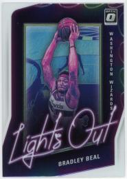 2020-21 Donruss Optic Lights Out Blue #2 Bradley Beal