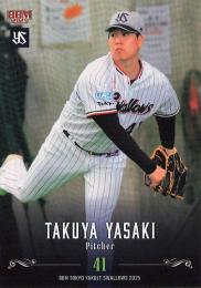 2025 BBM 東京ヤクルトスワローズ #S18 矢崎拓也 レギュラーカード