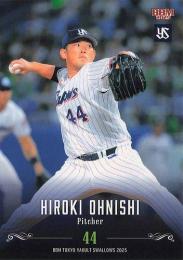 2025 BBM 東京ヤクルトスワローズ #S20 大西広樹 レギュラーカード