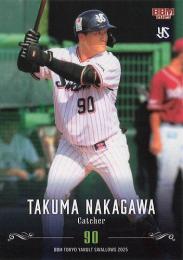 2025 BBM 東京ヤクルトスワローズ #S39 中川拓真 レギュラーカード
