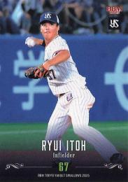 2025 BBM 東京ヤクルトスワローズ #S54 伊藤琉偉 レギュラーカード