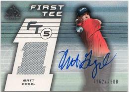 2003 SP Game Used  Matt Gogel Relic Autographs 1962/2300