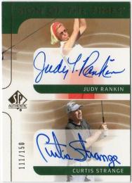 2003 SP Game Used  Judy Rankin / Curtis Strange Dual Autographs 111/150