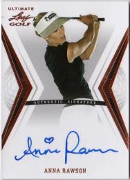 2012 Leaf Ultimate Golf  Anna Rawson Autographs
